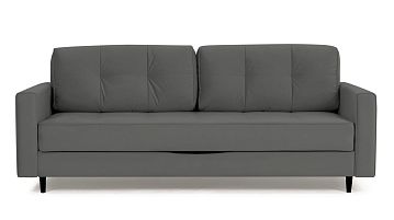 Прямой диван Amani PRO с широкими подлокотниками, ножки пластик