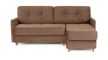 Угловой диван Amani с узкими подлокотниками, стежка пуговицы